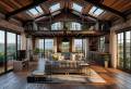 3d realiste maison loft ossature métallique